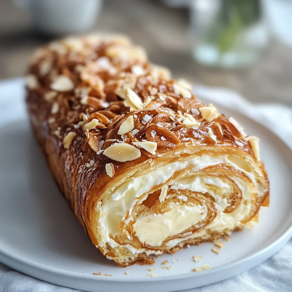 Ein weißer Teller mit einem Kuchen, der aus einer Rolle von Nüssen und Schokolade zubereitet wurde.