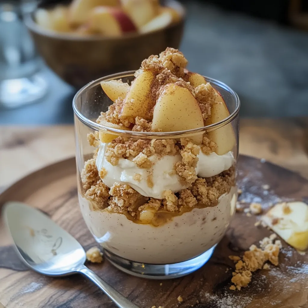 Ein Glas mit einer Mischung aus Nüssen, Früchten und Eiscreme.