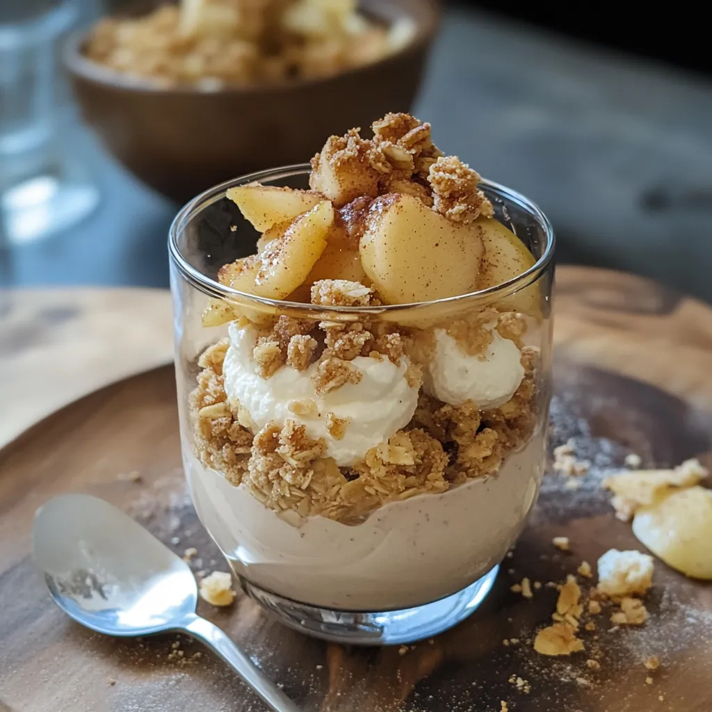Ein Glas mit einer Mischung aus Nüssen, Schokolade und Eiscreme.