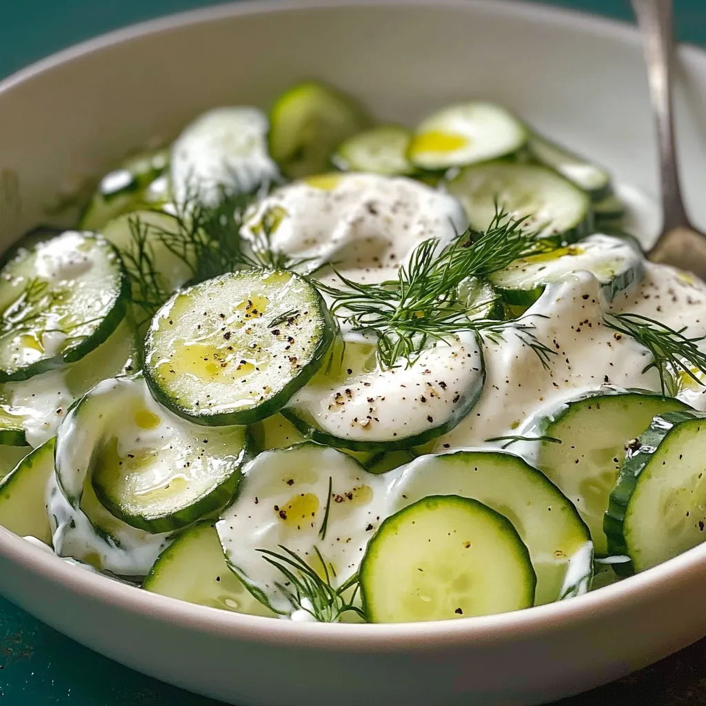 Ein weißer Teller mit Zucchini und Mayonnaise.