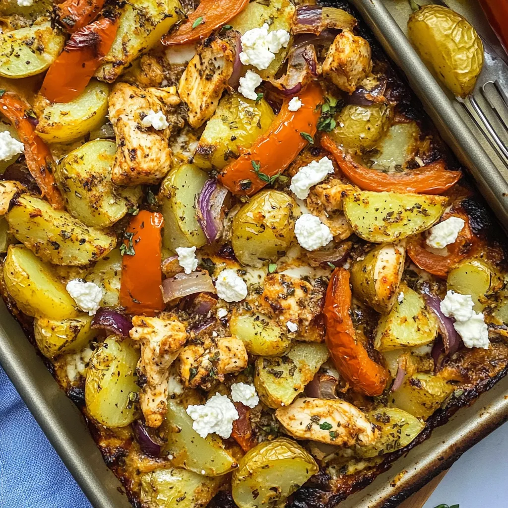 Eine Tafel mit einer Mischung aus Gemüse und Fleisch, darunter Zwiebeln, Paprika, Kartoffeln, Karotten, Zucchini, Tomaten, Gurken und Käse.