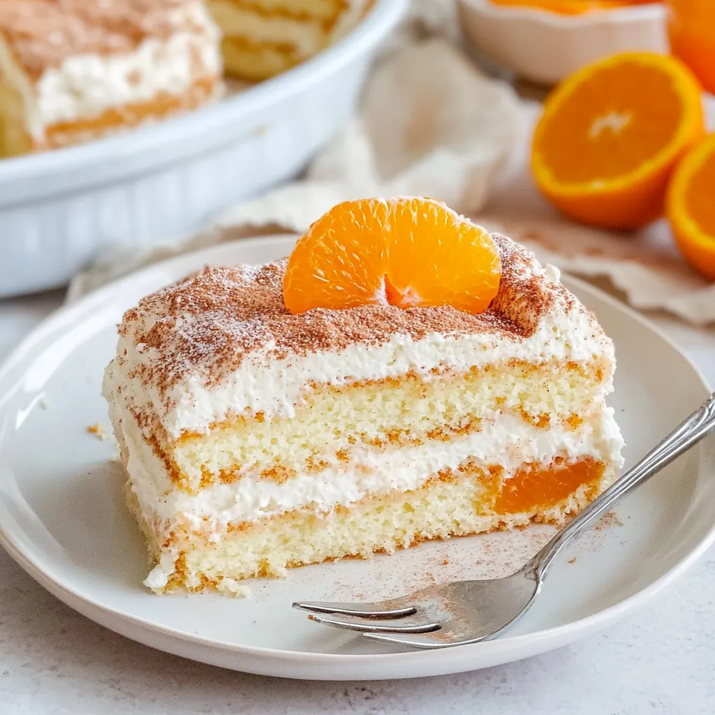 Eine Schokoladencake mit Schokoladenglasur und einer Orange auf dem Dach.