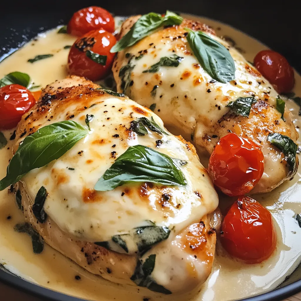 Ein Schmelztopf mit Chicken und Tomaten.