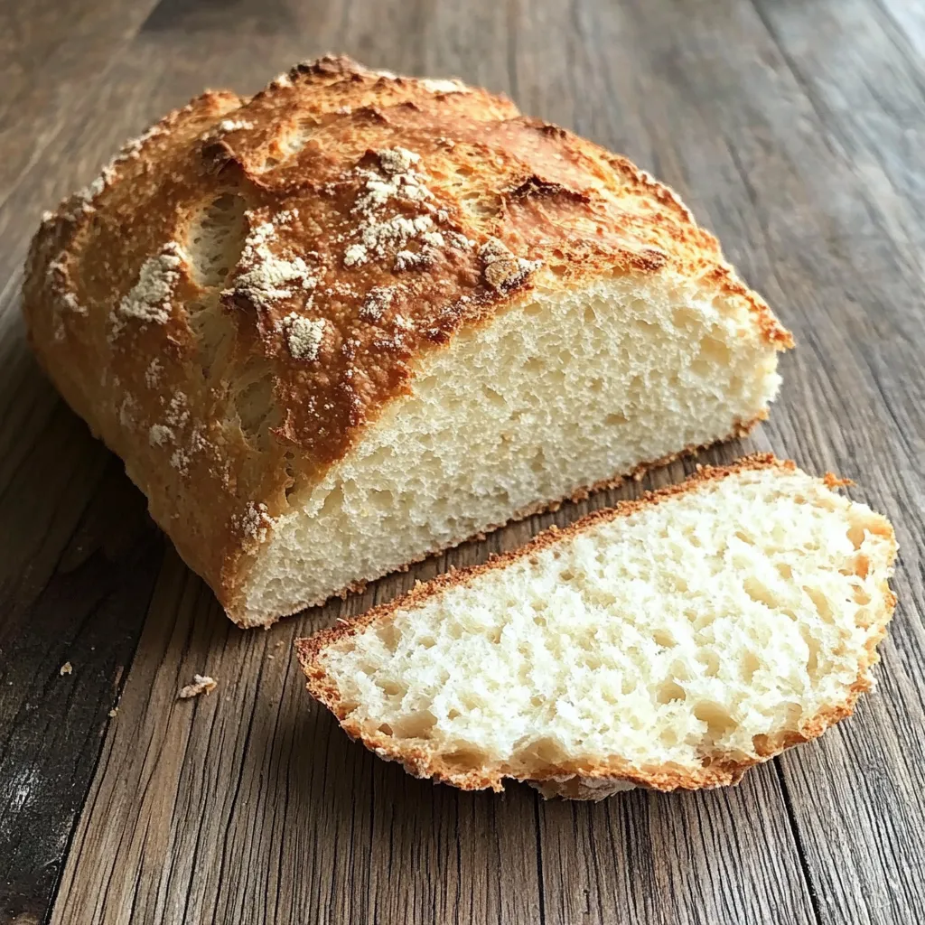 Ein Stück Brot auf einem Tisch.
