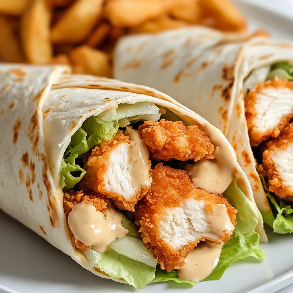 Ein prägnantes Bildbeschreibungstext auf Deutsch lautet: "Ein Fisch-Lettuce-Roll mit Ketchup auf einem weißen Teller.