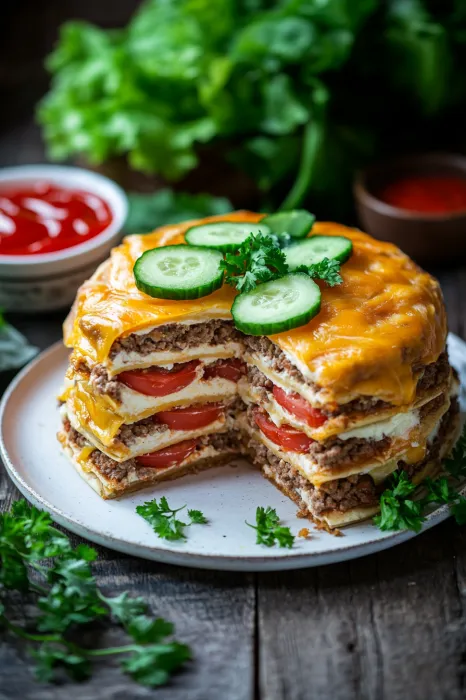 Eine Sandwich mit Käse und Tomaten auf einem Teller.