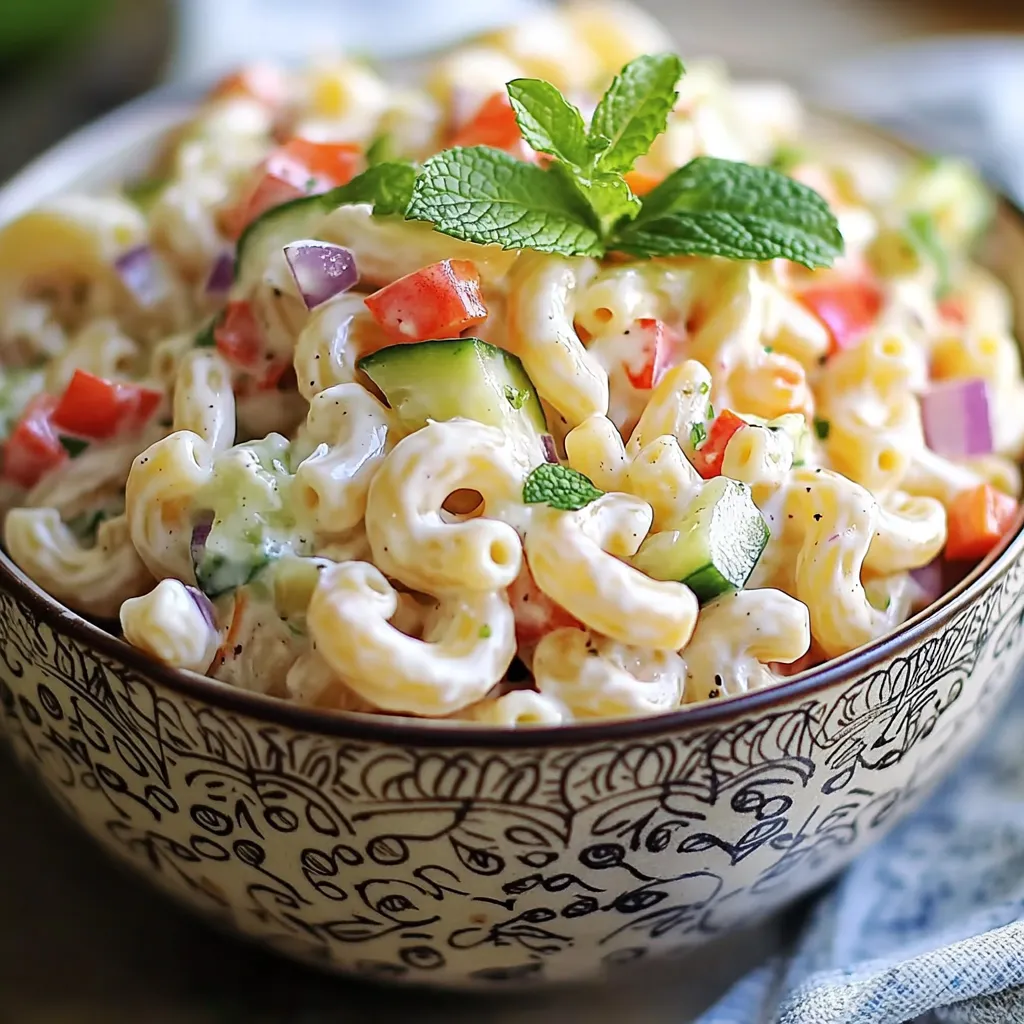 Ein Bogen mit einer Mischung aus Pasta, Zwiebeln, Tomaten, Basilikum und Zucchini.