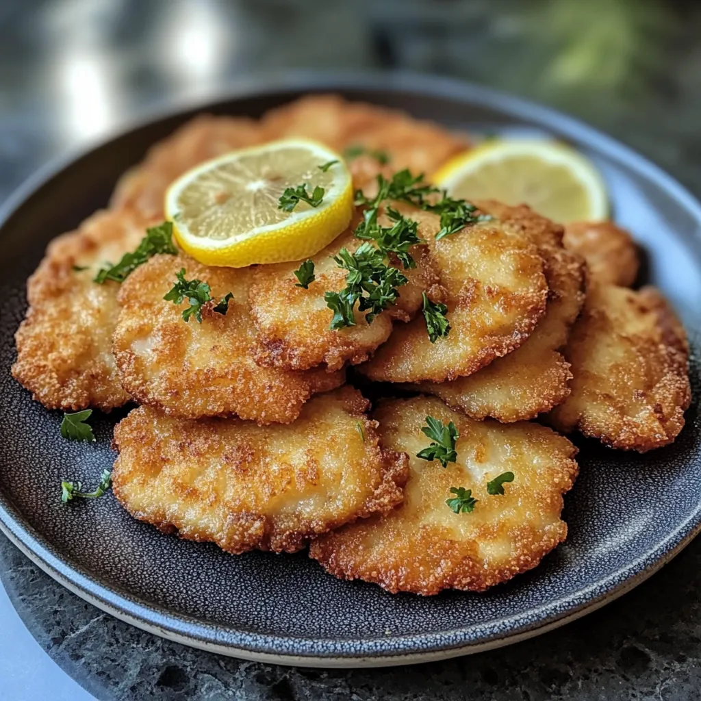 Ein Plate mit frisch zubereiteten Fleischstücken, die mit Zitronen und Gewürzen garniert sind.