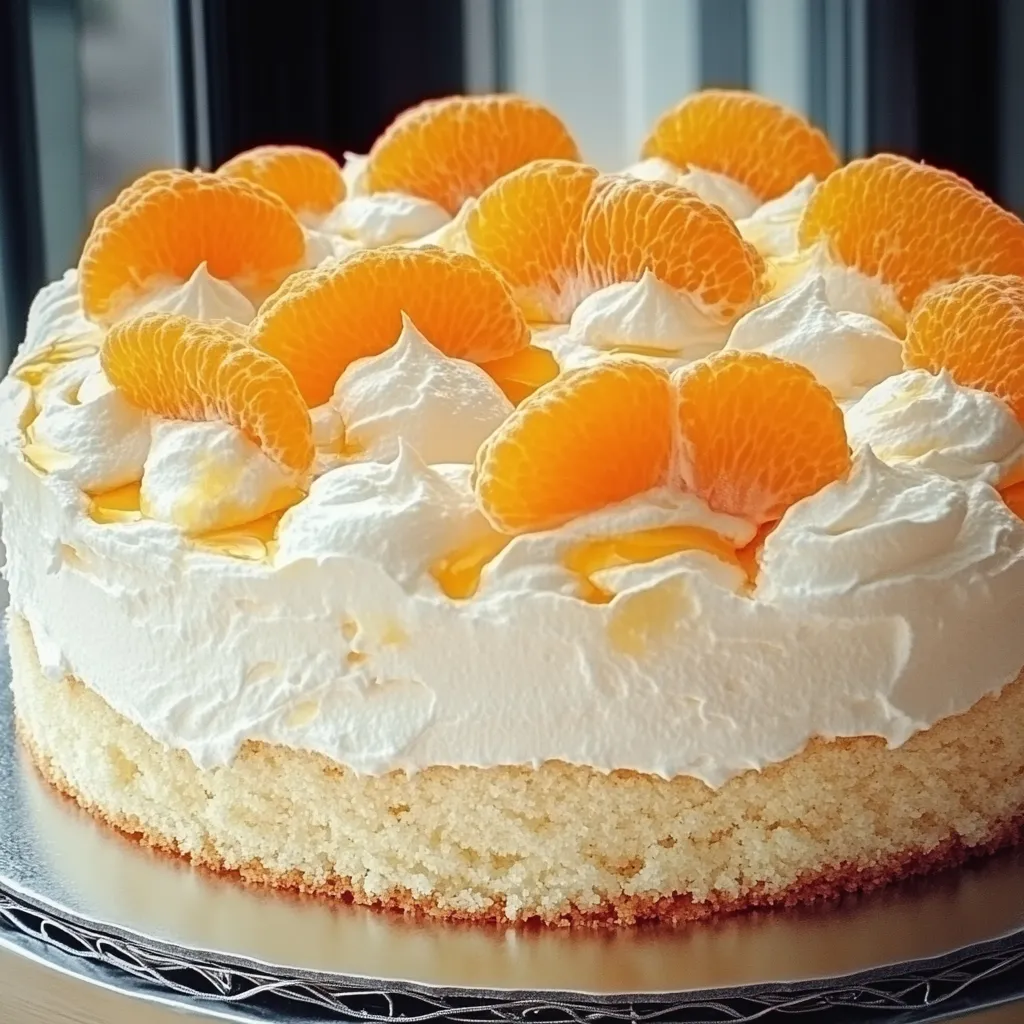 Eine süße Orange-Zitrone-Konfekt-Torte mit weißem Käse und Zitronen.