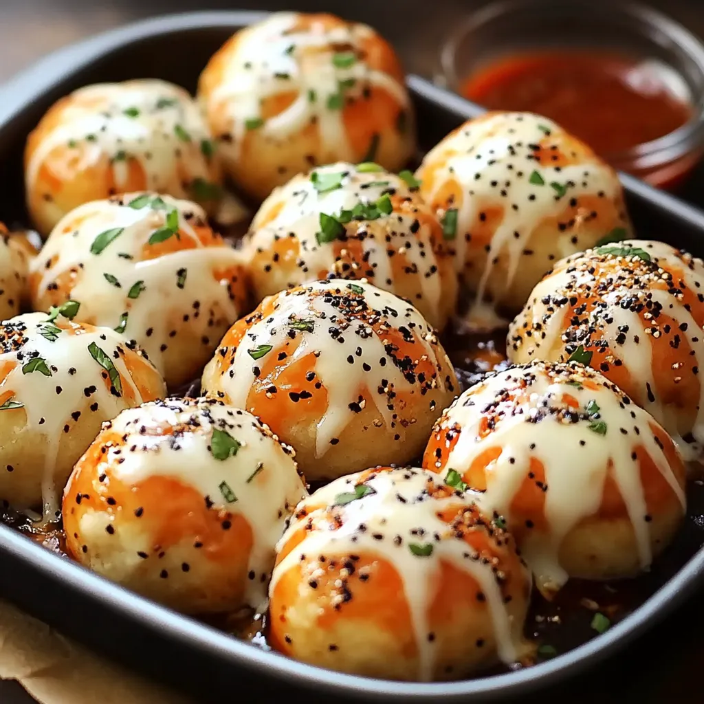 Ein Schälchen mit Käse und Sesamkörnern.
