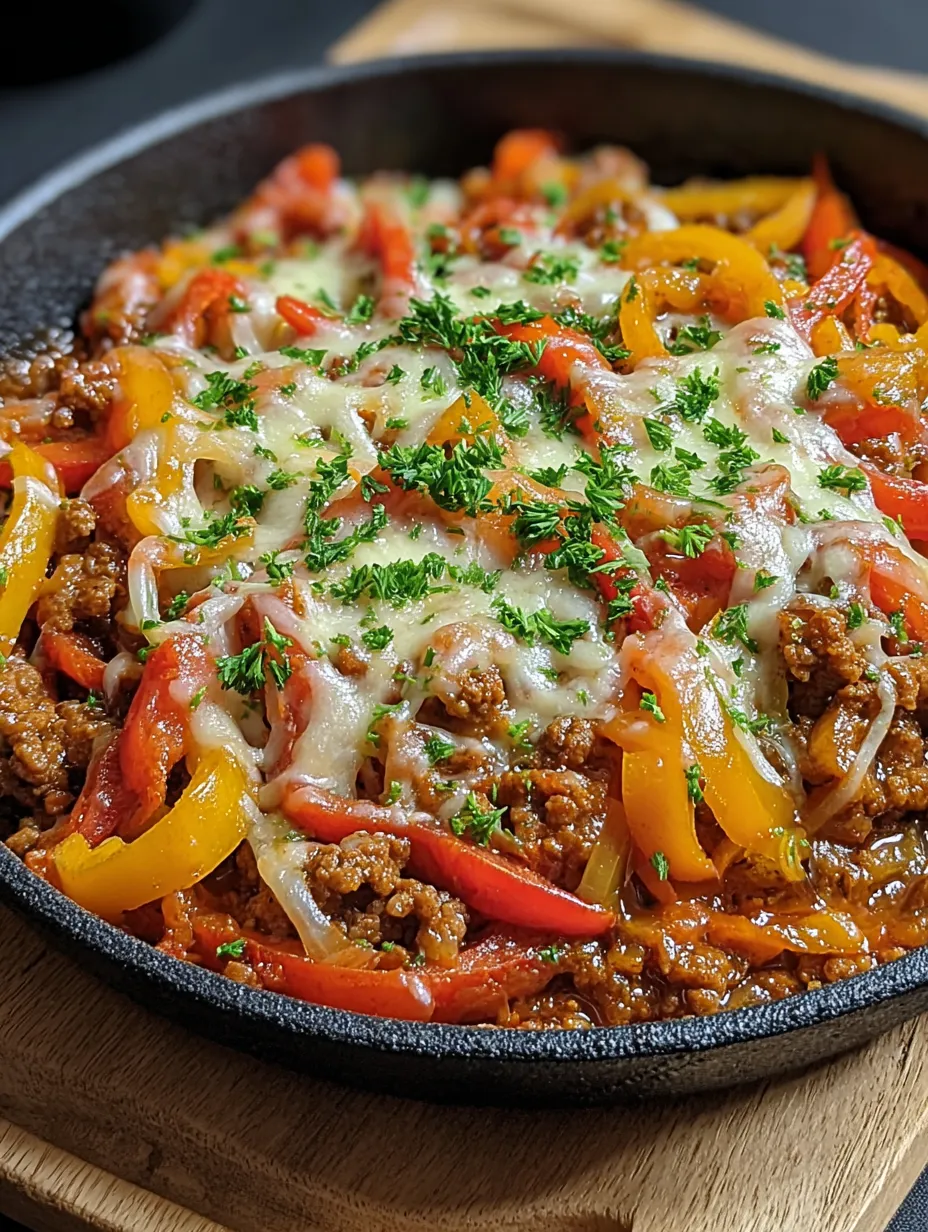 Eine Schüssel mit einer Mischung aus Käse, Tomaten und Paprika.