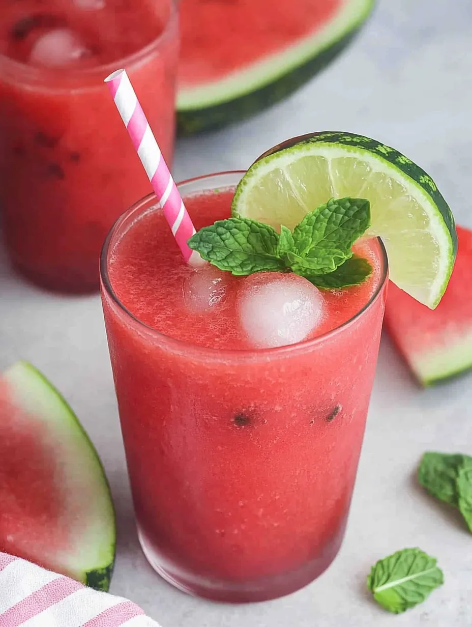 Ein Glas mit einer roten Getränk, das mit einer Stange aus Pink-Papier umgeben ist.