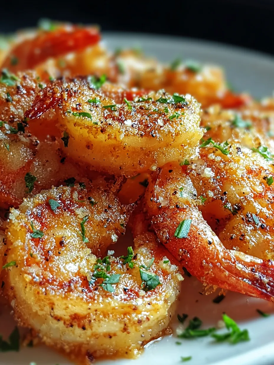 Eine Platte mit gegrillten Shrimp, die in verschiedenen Stufen des Grillprozesses zu sehen sind.