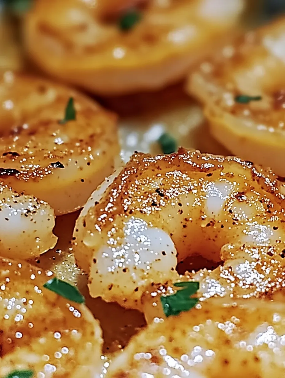 Eine Sch&uuml;ssel mit Knuspriger Knoblauch-Parmesan-Garnelen.