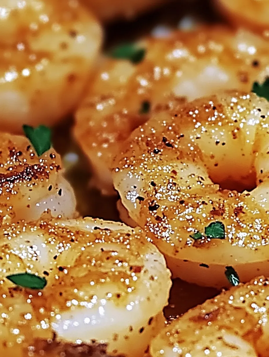 Eine Sch&uuml;ssel mit Knuspriger Knoblauch-Parmesan-Garnelen.