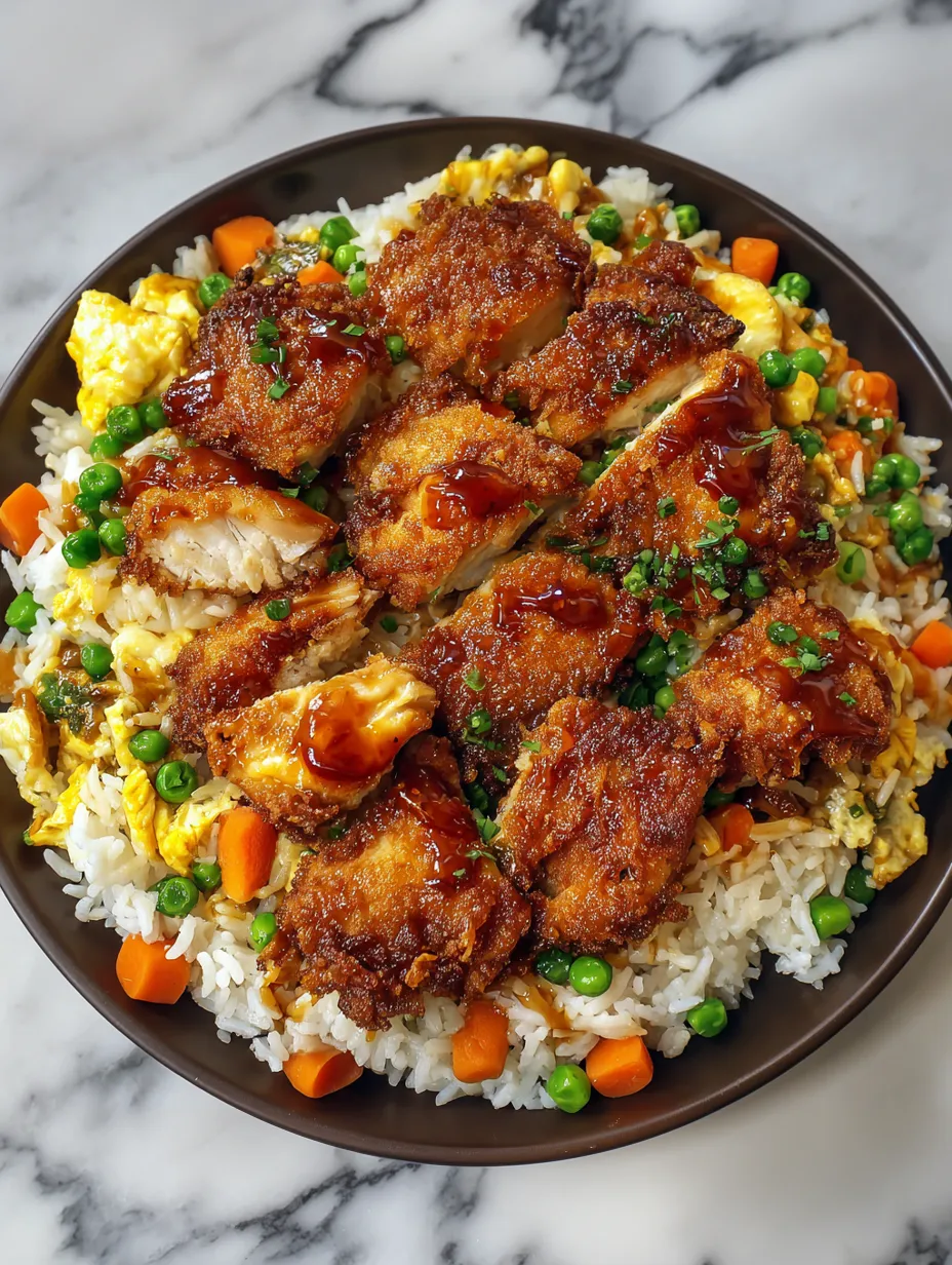 Ein Sch&auml;lchen mit Rice und Chicken.