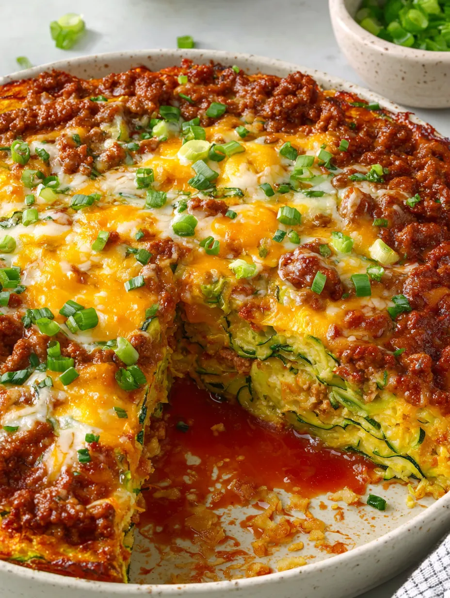 Eine Schüssel mit einer Zwiebel-Käse-Pizza, die in zwei Hälften zerlegt ist.