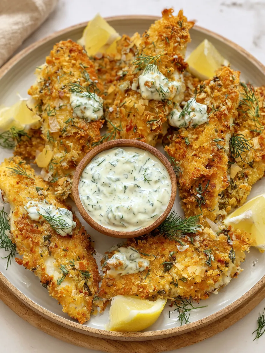 Eine Platte mit frisch zubereiteten Fischstücken, die mit Mayonnaise und Zwiebeln garniert sind.