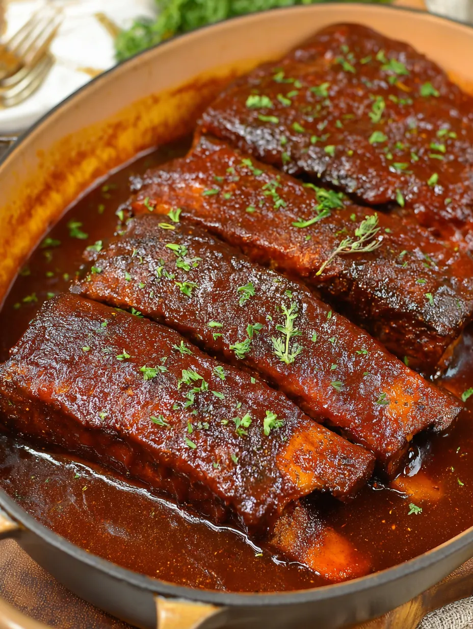 Ein Schmelztopf mit braunem Fleisch, das in Stücke geschnitten wurde.