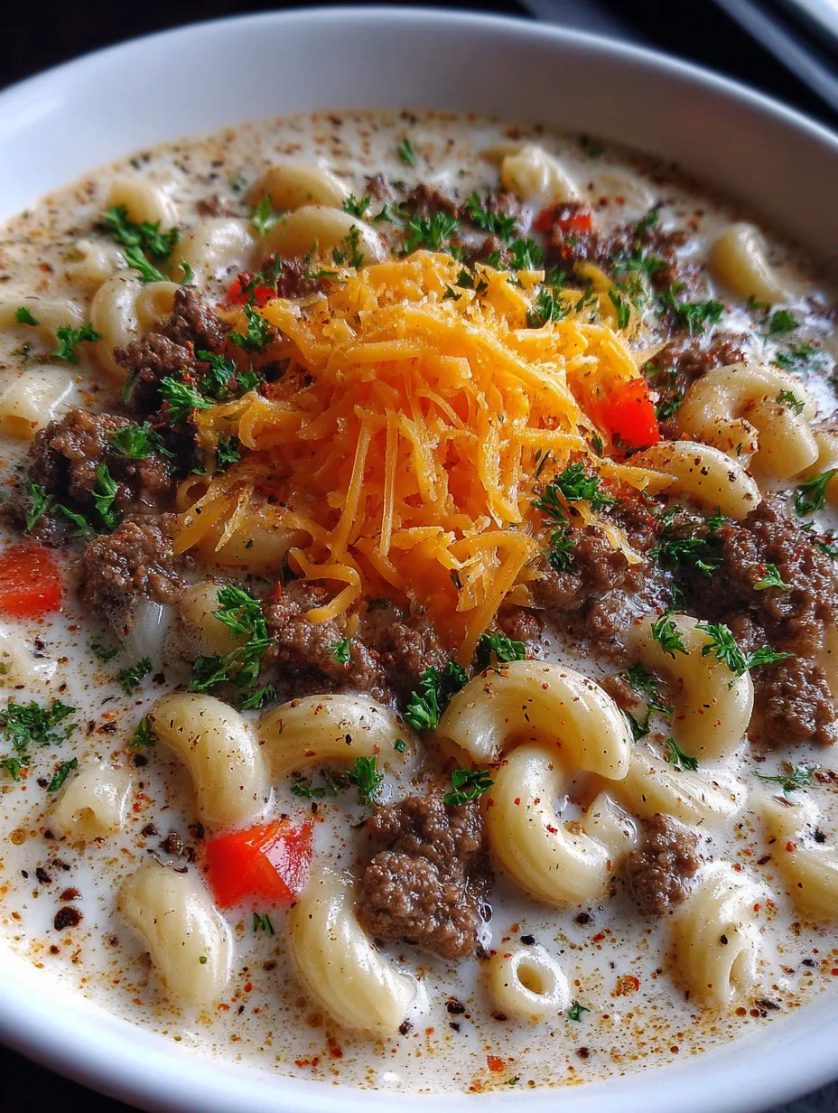 Ein Bild von einer Mahlzeit, die aus macaroni, käse, tomaten, paprika und möglicherweise auch garniert mit püree und garnzweigen besteht.