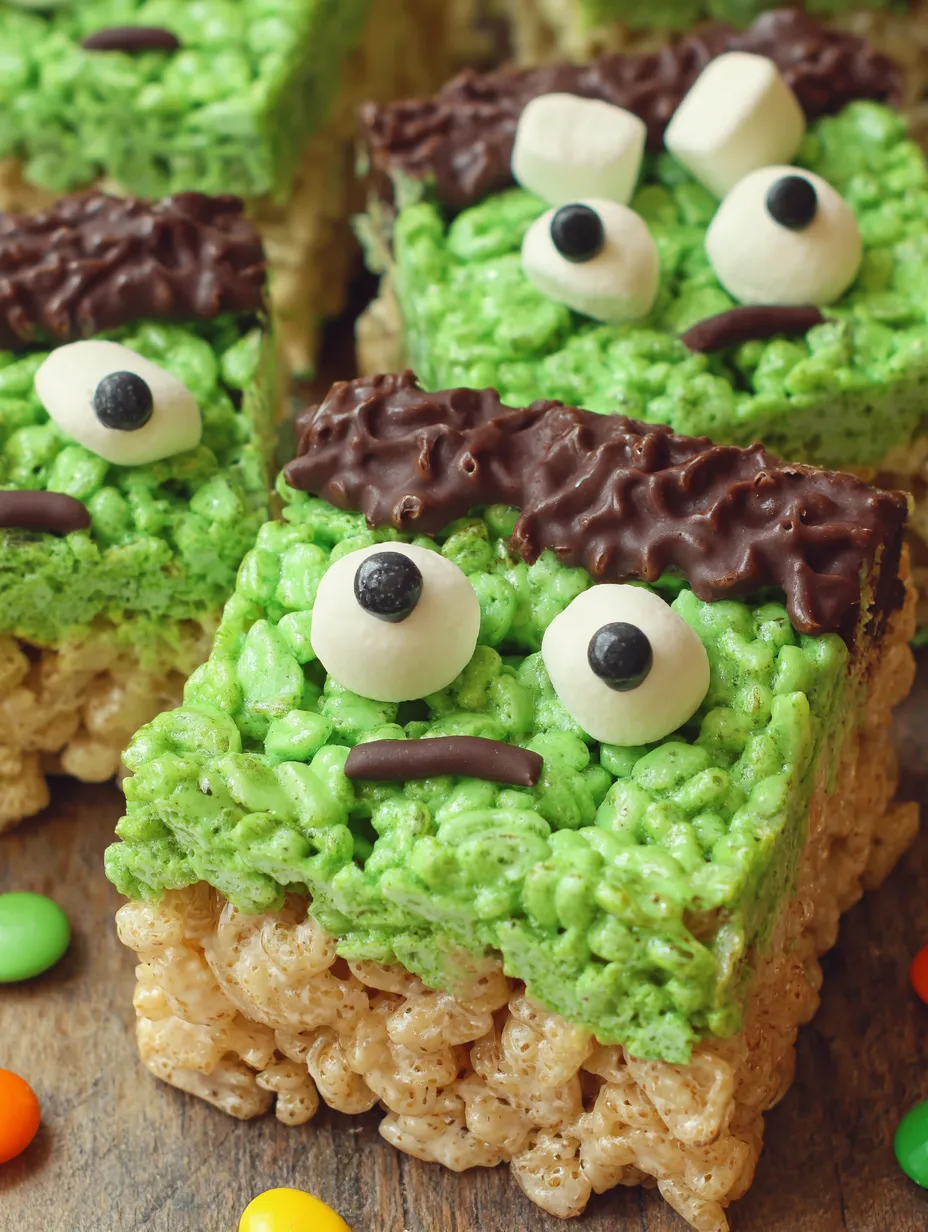 Ein grünes Monster mit einem schwarzen Auge, einem schwarzen Nose und einem schwarzen Mund. Es hat eine grüne Eye und eine grüne Nose.