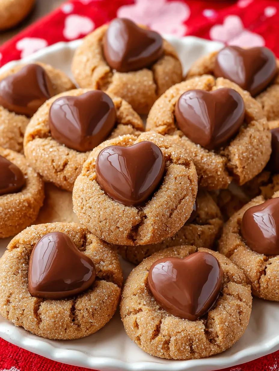 Eine Platte mit Schokoladen-Heart-Cookies, die in verschiedenen Größen und Formen vorliegen.