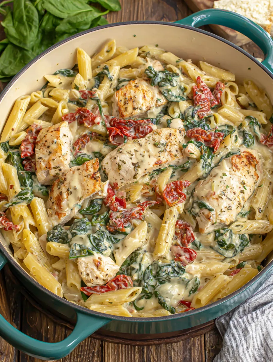 Ein Bohneneintopf mit Pasta und Zwiebeln.