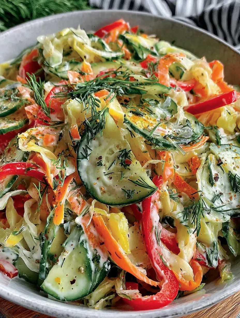 Ein Salat aus frischen Zutaten wie Gurken, Karotten und Tomaten, der hilfreich beim Fettabbau ist.