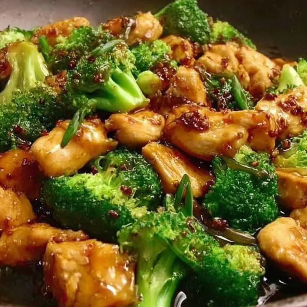 Ein Bild von Asiatischem Hähnchen mit 300 g Brokkoli in 15 Minuten zubereitet.
