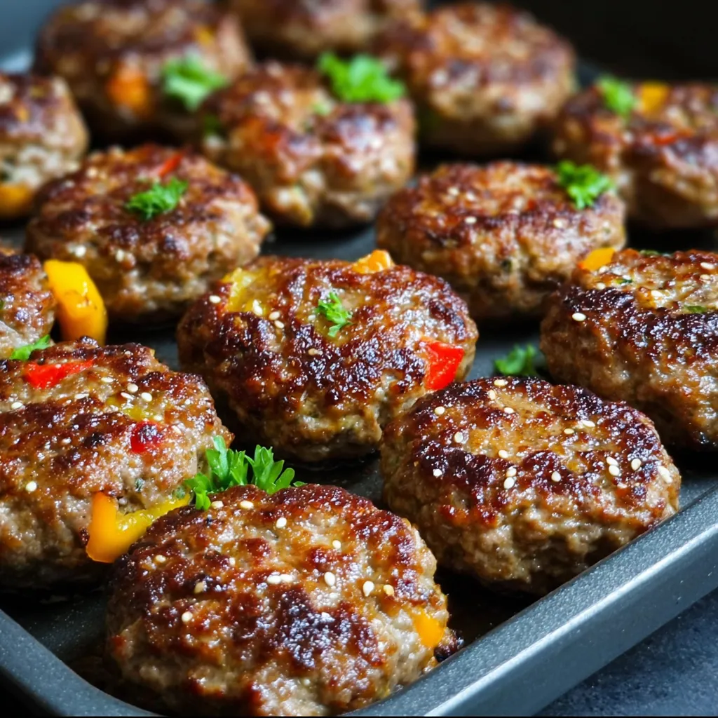 Eine Schüssel mit 12 saurem Käse-Knödelchen, die mit Zwiebeln und Tomaten garniert sind.