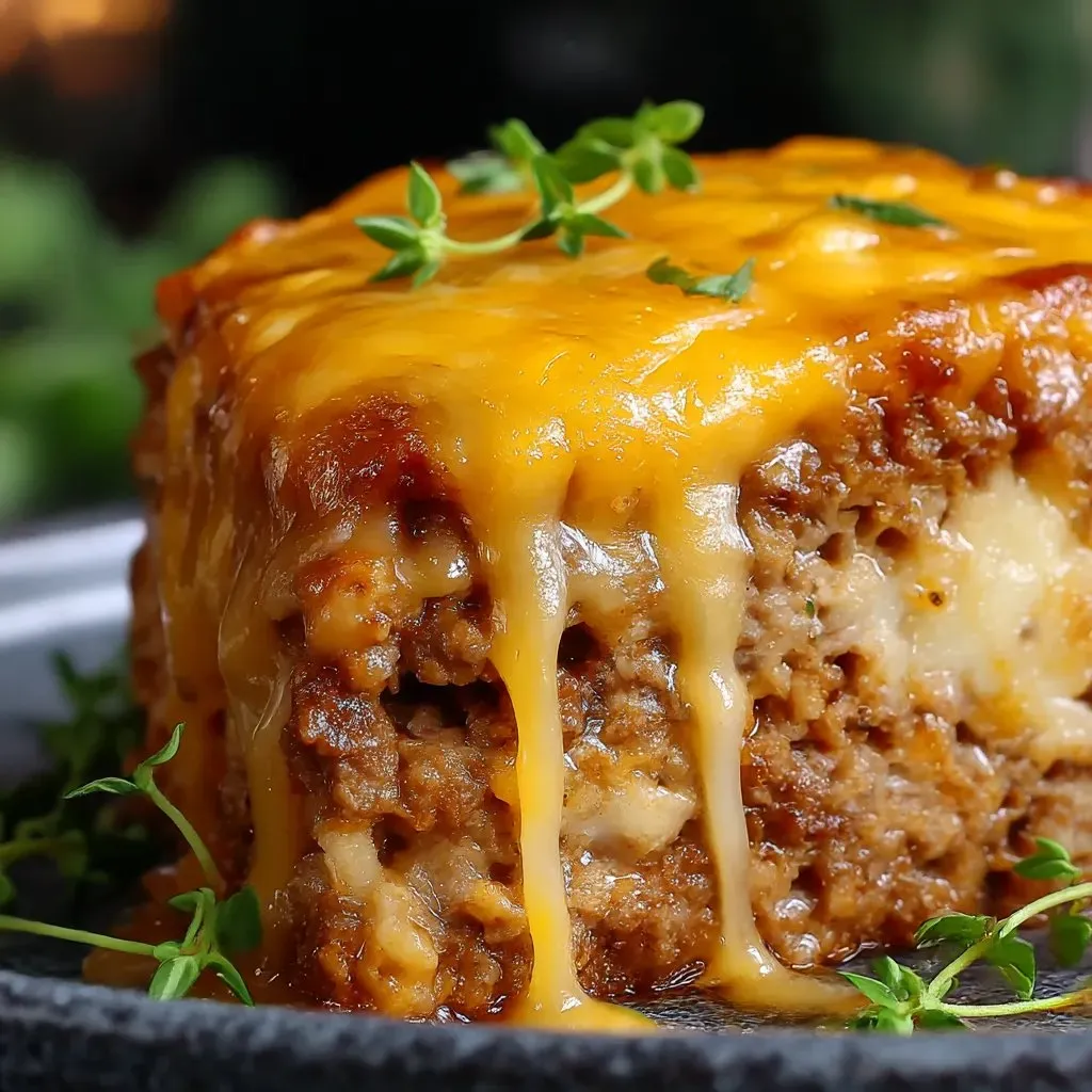 Eine Schüssel mit einer Cheesy Ground Beef Empanada auf einem Teller.