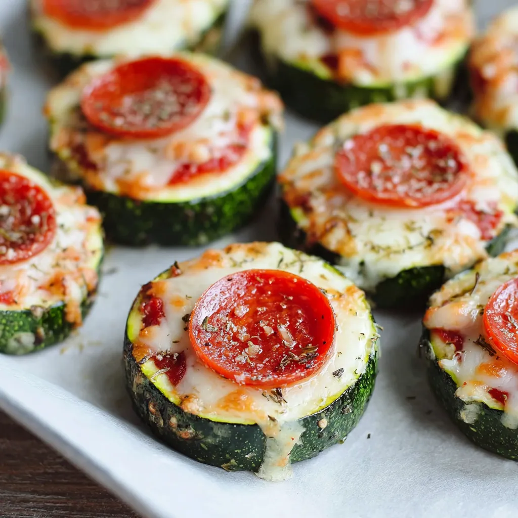 Eine Platte mit Zucchini-Käse-Krusten auf einer Schüssel.