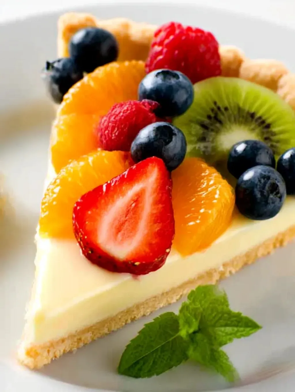 Ein Stück Käse mit Strawberries und Orangensaft.