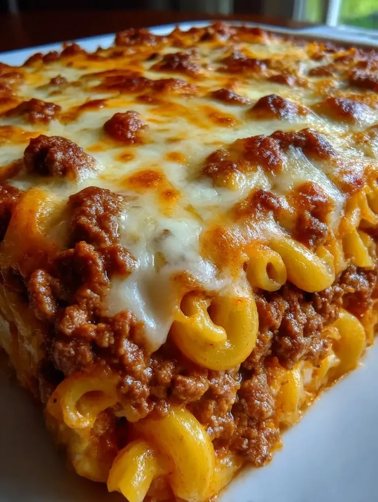 Eine Schüssel mit Pasta und Käse auf einem Teller.