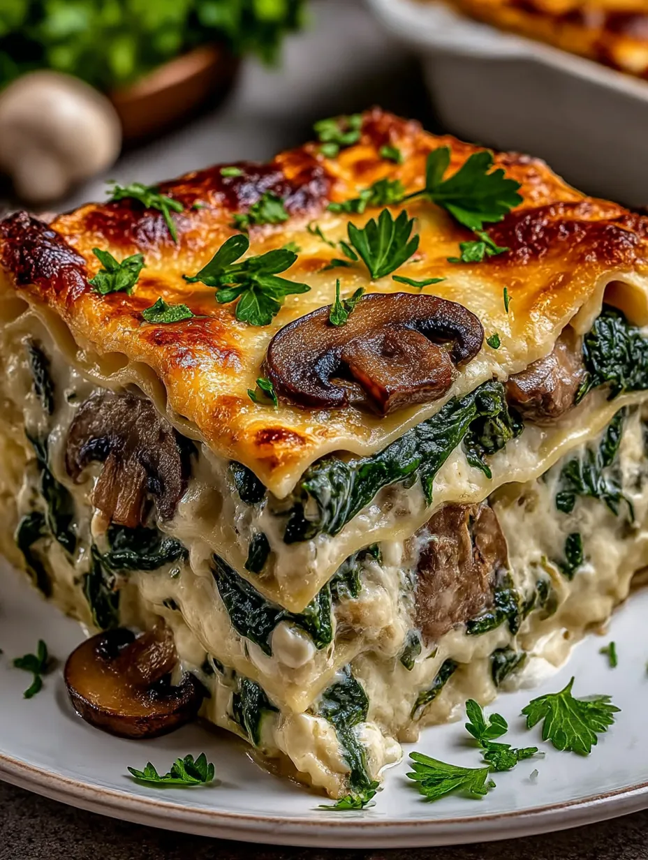 Ein prägnantes Bildbeschreibungstext auf Deutsch lautet: "Ein großes, grünes Lasagne mit Möhren und Spinat.