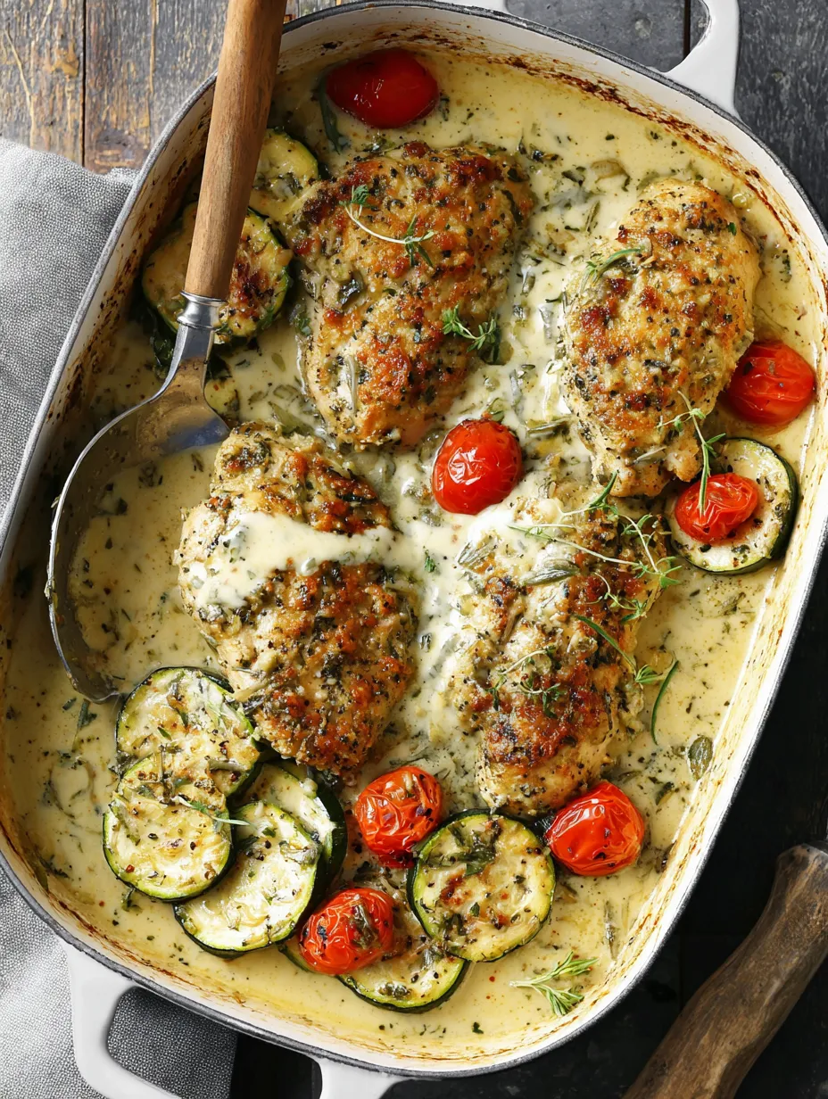 Ein Schmelztopf mit Zucchini, Tomaten und Zwiebeln.