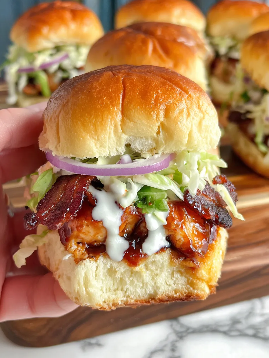Ein Bacon-Sandwich mit Lettuce und Mayonnaise auf einem Holzbrett.
