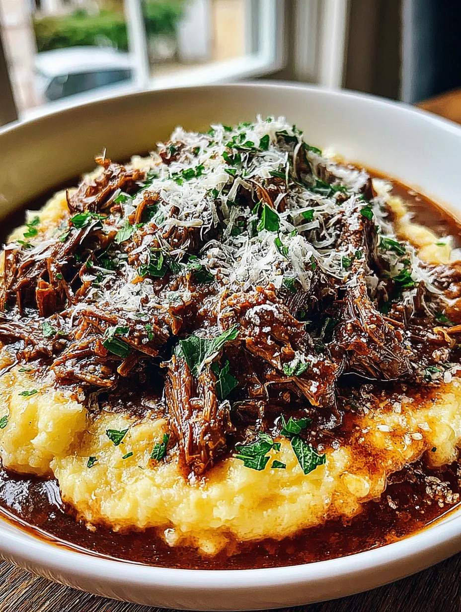 Ein Schüssel mit gegrilltem Fleisch, gerösteten Zwiebeln und Parmesan.