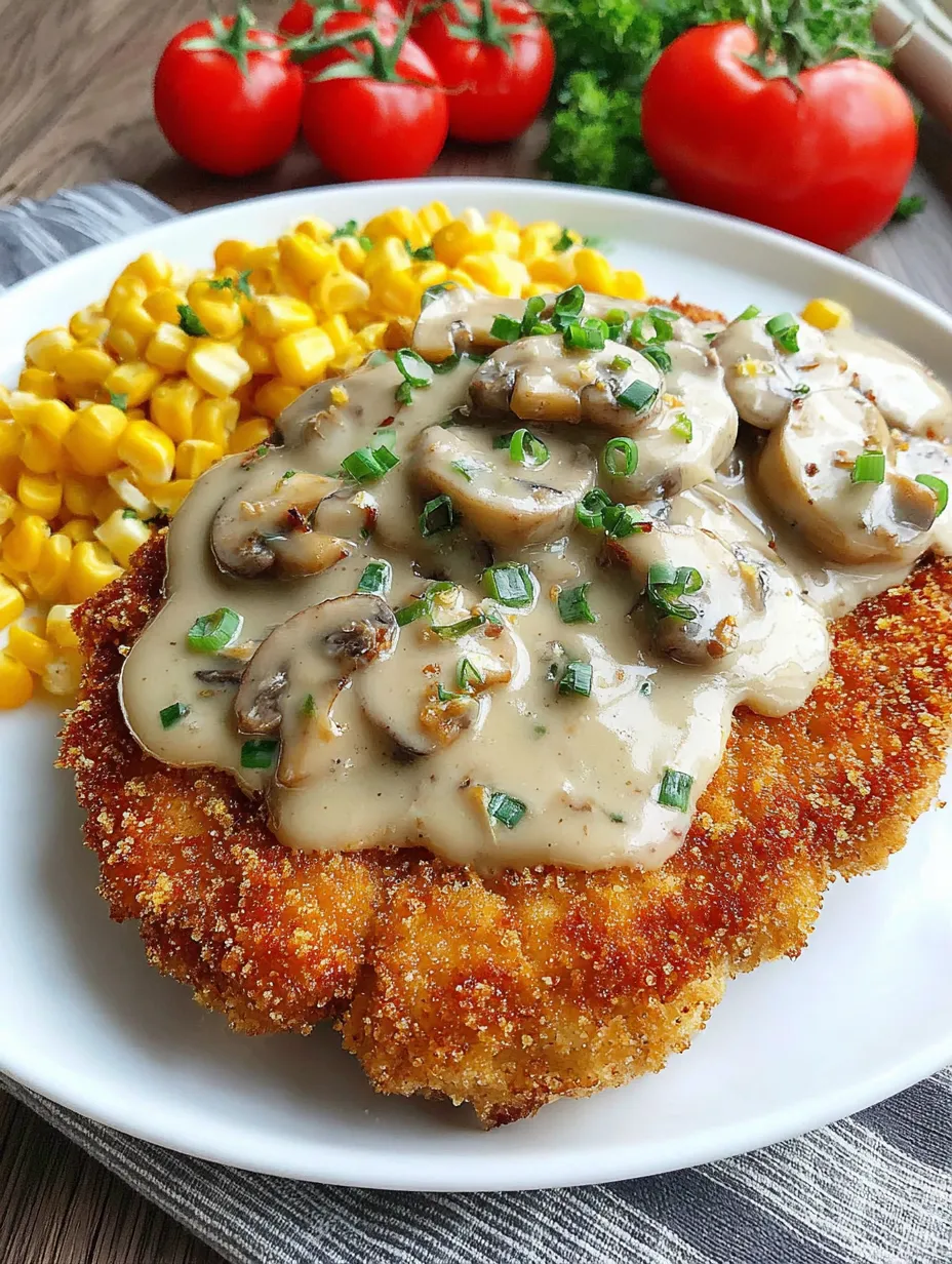 Ein Plate mit einer Portion von Mushrooms, die mit Sauce garniert sind.