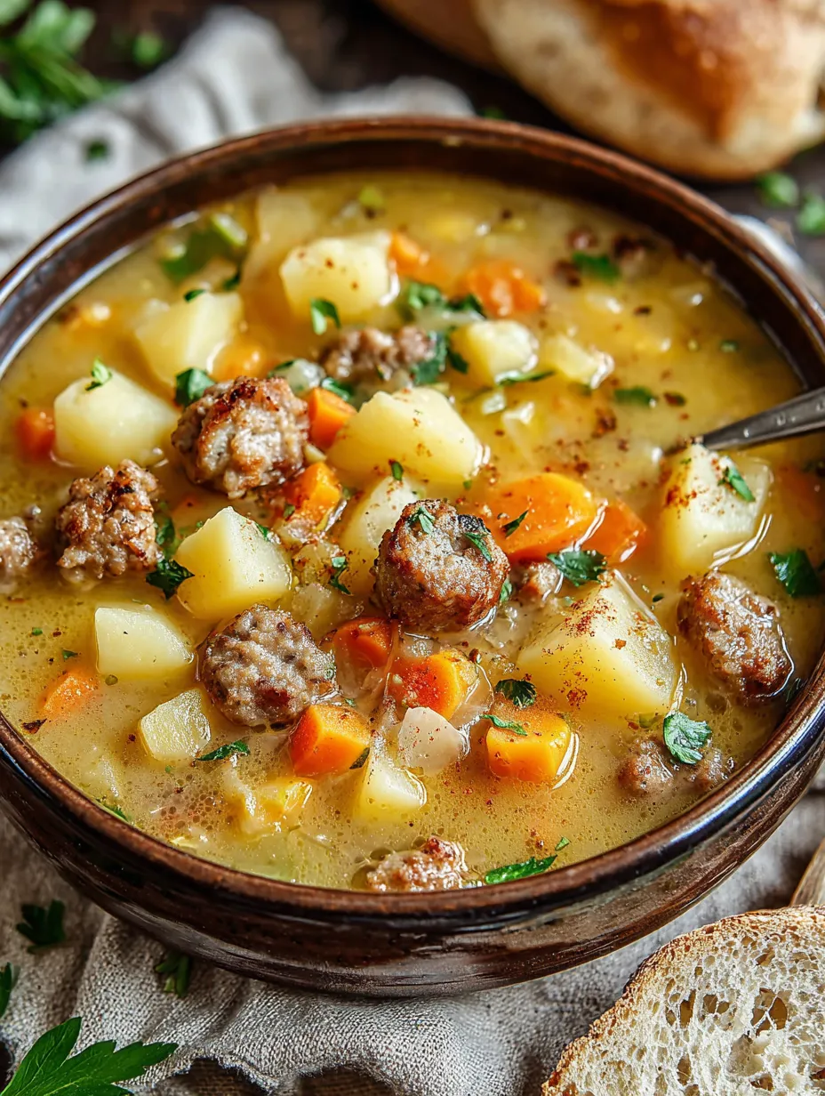 Ein Topf mit einer Mischung aus Kartoffeln, Zwiebeln, Rindfleisch und Gemüse.