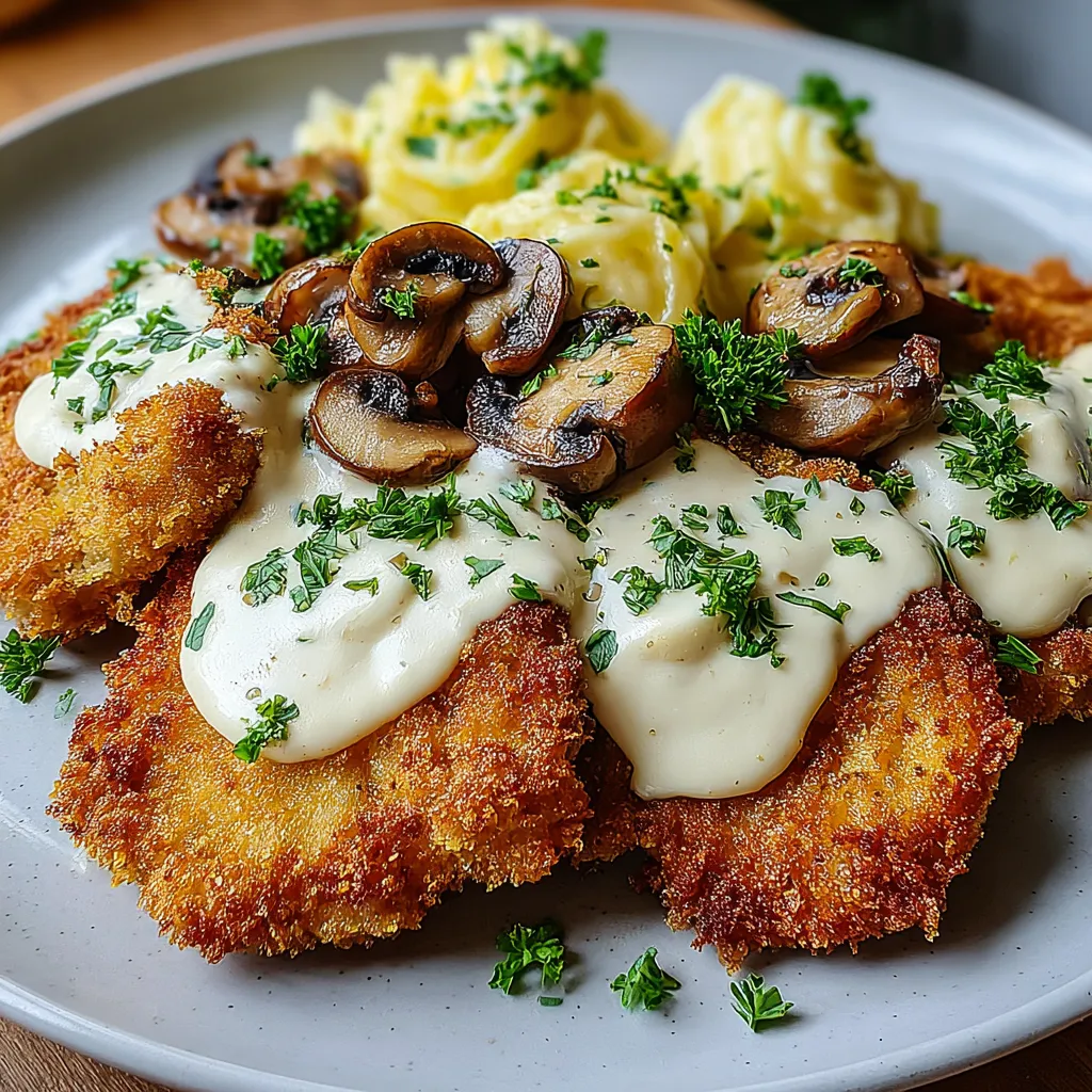 Eine Platte mit gegrillten Steaks, die mit Sauce und Zwiebeln garniert sind.