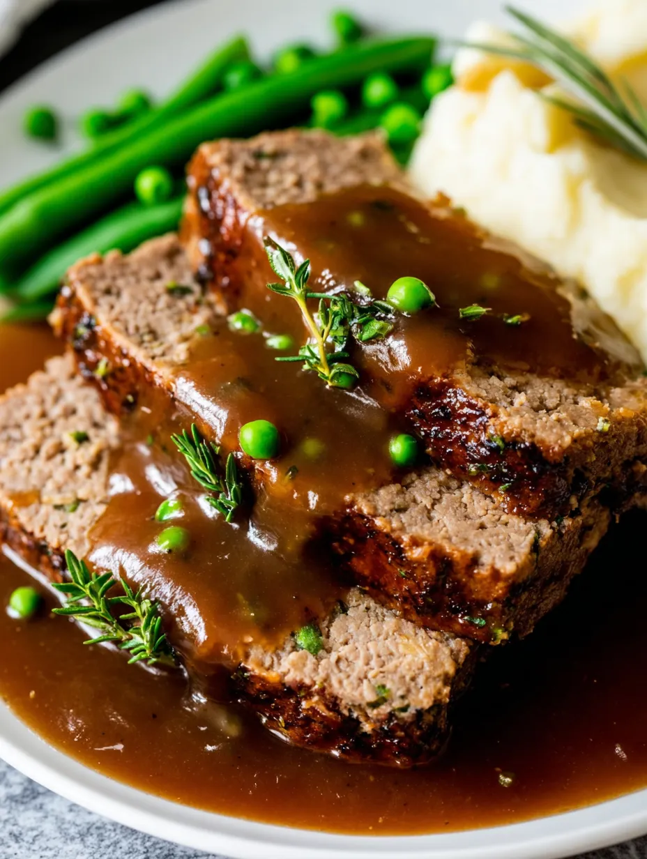 Eine Tafel mit Steak, Kartoffeln, Peas und Sauce.