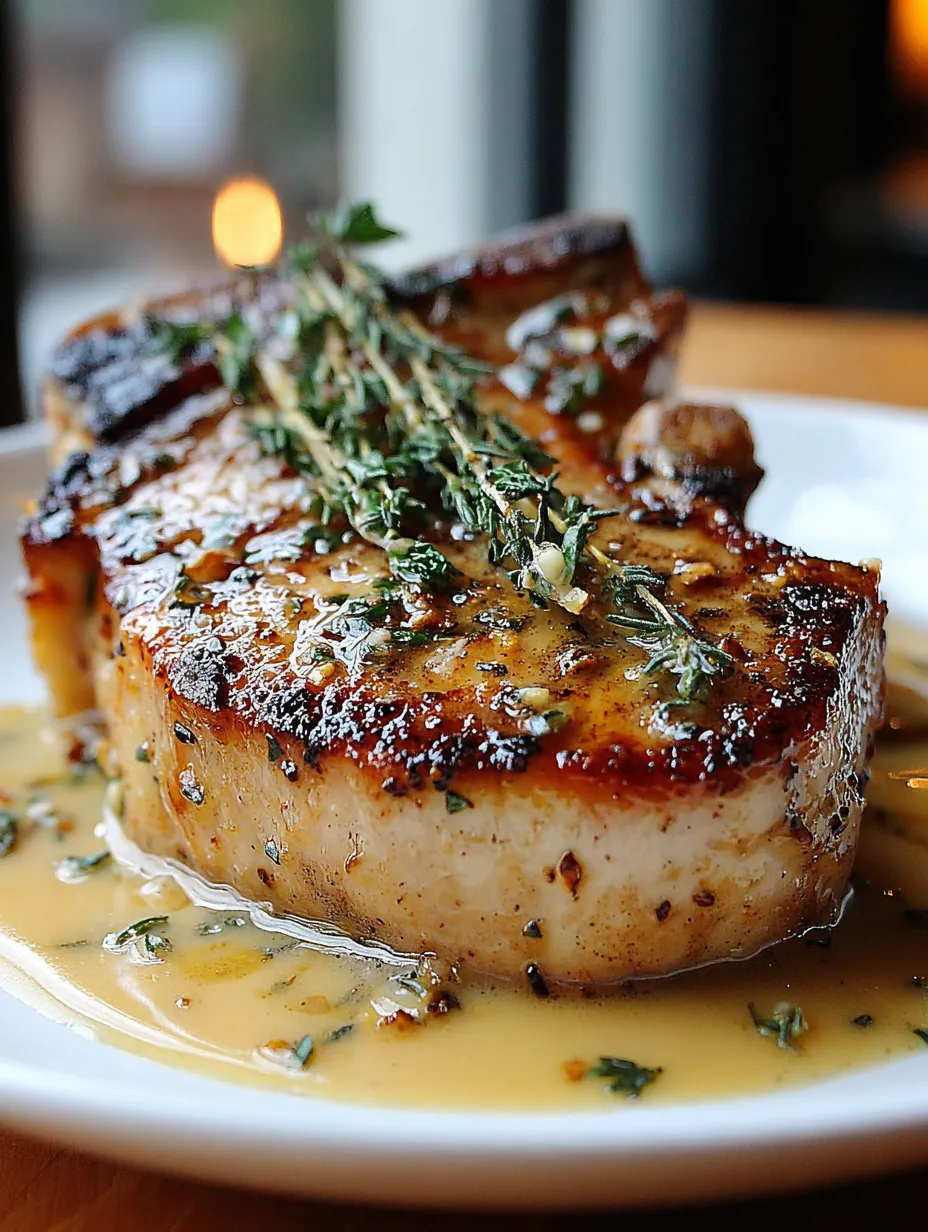 A piece of meat with herbs on it.