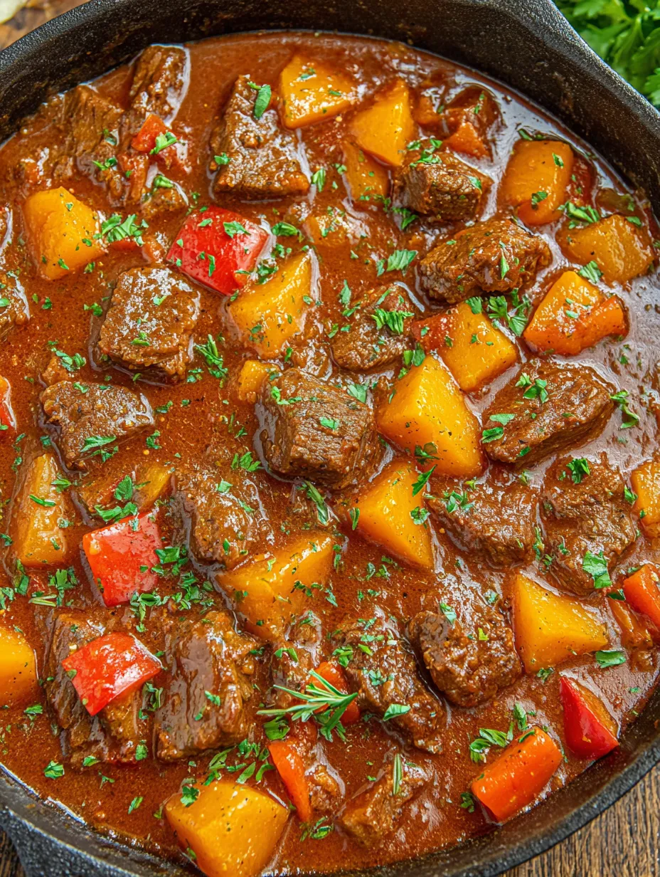 A close up of a pot of meat and vegetables.