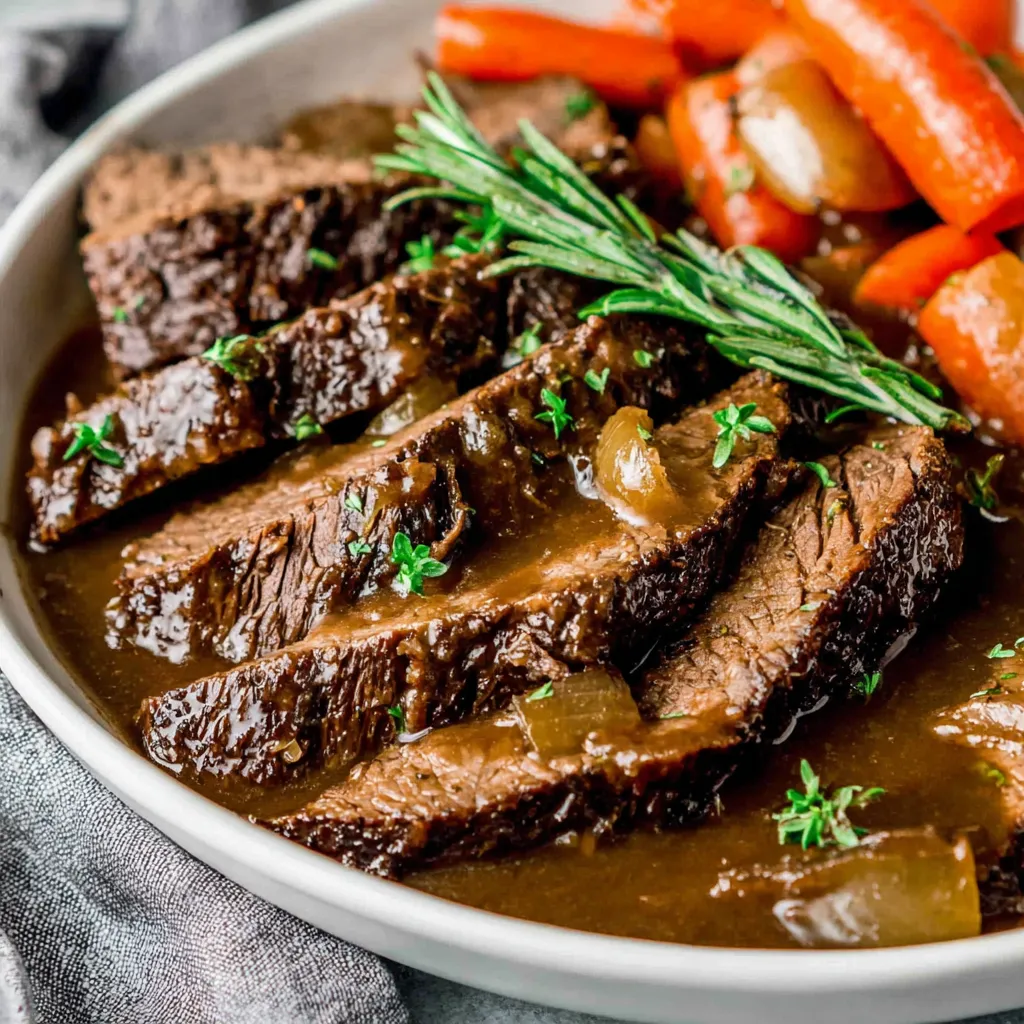 A plate of meat and vegetables.