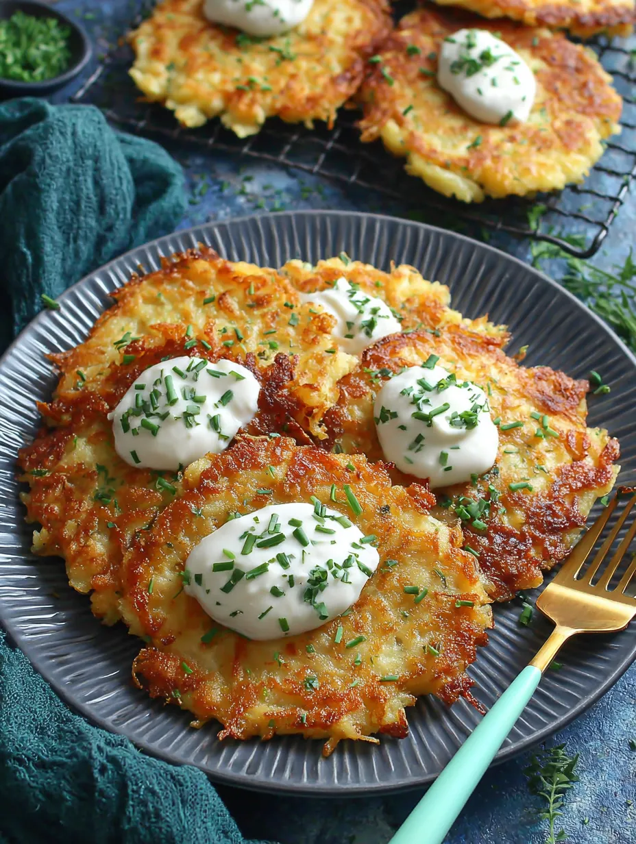 Eine Platte mit Kartoffeln, die mit Mayonnaise und Kräutern garniert sind.