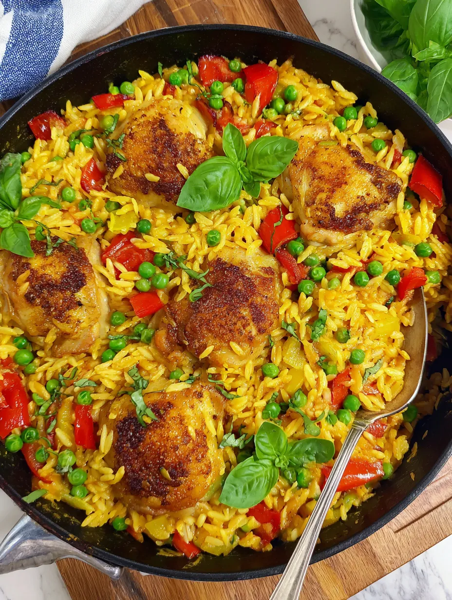 Ein schwarzes T&ouml;pfchen mit einer Mischung aus Reis, Kichererbsen, Tomaten, Paprika, Zwiebeln und Spinat.