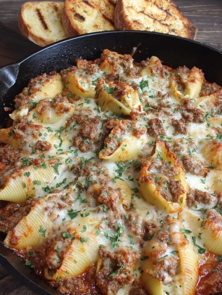 Eine Schüssel mit Penne-Nudeln, die mit Käse und Tomaten gefüllt sind.