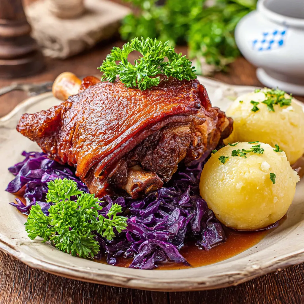 A plate of food with meat and potatoes.