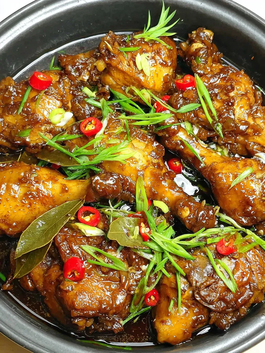 Ein Schalen mit Chicken, die mit einer Sauce ausgestattet sind.
